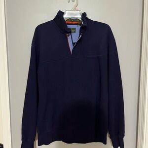 Men's Orvis Navy Quarter Snap